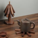 wooden tree trivet