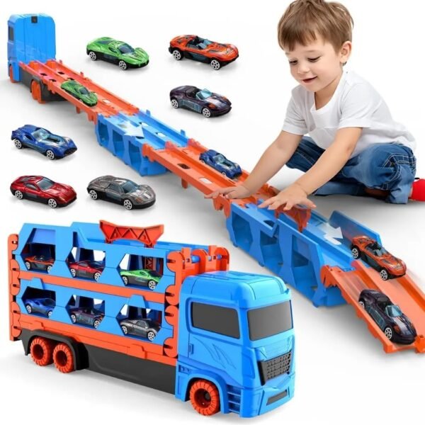 Racing Car Railway Truck Toy